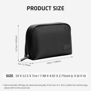 Sac de rangement personnalisé pour accessoires technologiques, avec logo sur mesure, faible MOQ, pochette pour câbles, sac organisateur d'électronique, sacoche pour gadgets - Product Image 4