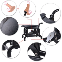 Sexmöbel Love Chair Gleitmaschine für Frauen Masturbator Sexspielzeug für Damen Teleskop-Dildo Anal-Vagina Sex Erwachsenenspiele