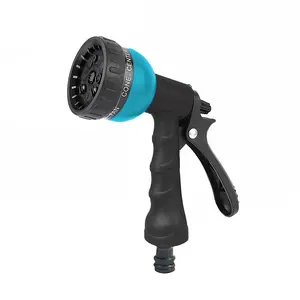 New Arrivals 8 Multi Function, Plastic Garden Hose Spray Nozzle 6 Inch Water Spray Gun/