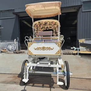 Hot Selling Electric Horse Wagon/Princess Wedding Horse Carriage/Wholesale Sightseeing Flower Carriage for Sale - Product Image 2