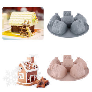 แม่พิมพ์ซิลิโคนสำหรับทำเค้กขนมปังขิงในเทศกาลคริสต์มาสสำหรับทำขนมปังกรอบบราวนี่ขนมช็อกโกแลตขนมปังกัมมี่ - Product Image 2