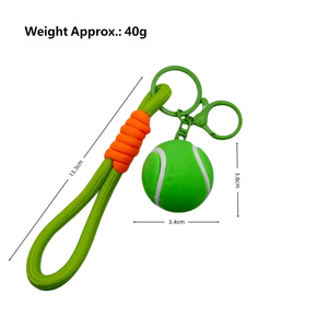 Porte-clés créatif DIY sportif avec mousqueton, pendentif pour femme et couple, série Miu, pendentif de sac, porte-clés en plastique étanche - Product Image 6