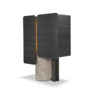 Armoire de luxe légère de style italien Armoire <span class=keywords><strong>à</strong></span> <span class=keywords><strong>vin</strong></span> en pierre avec double porte Parfait pour le salon et le stockage de - Product Image 5