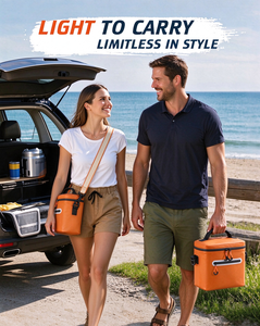 Custom Tarpaulin Cooler <b>Bag</b> Portable Insulated Shoulder <b>Bag</b> Waterproof Leak-Proof 7L Casual Letter Lunch Beverage Travel Camping - Product Image 4
