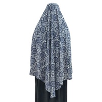 Khimar long pour femmes et jeunes filles musulmanes, Hijab islamique une pièce, Série Amira Fashion à petits motifs floraux, style Thaï Malais Dubaï, Vente CHAUDE