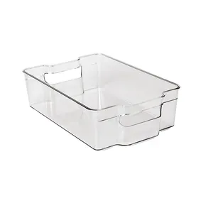 Eco Friendly Stackable Refrigerator Boxes Plastic Fridge Food drawer Storage Bins for Kitchen