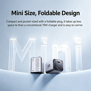Kit chargeur GaN double port Nubia RedMagic Daofeng Energy Block Mini 90W, chargeur rapide Type-C 65W, compatible avec iPhone 17 / 17 - Product Image 1