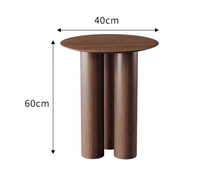 Table basse de luxe moderne pour salon et appartement, plateau rond en marbre