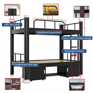 Lits superposés en acier sur mesure pour hôtels et usage commercial, solution de lits superposés de haute qualité en gros - Product Image 3