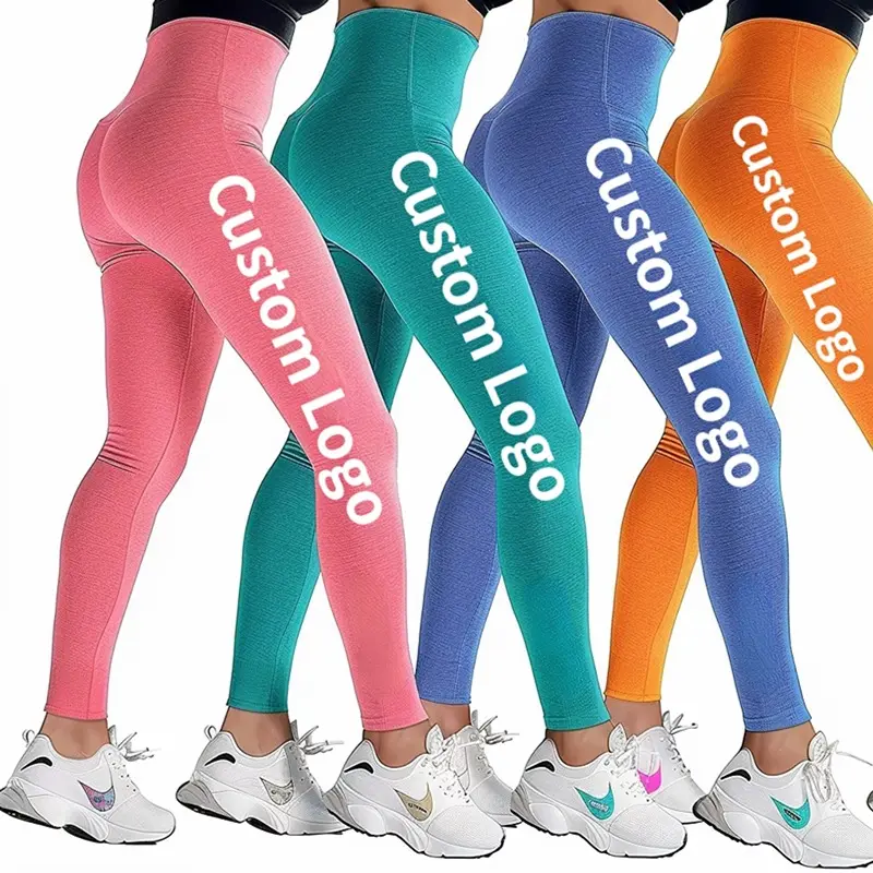 2024 nuovo colore in marmo Leggings senza cuciture con scricchiolatura per il sedere collant morbidi per il bottino da donna push up leggings da Yoga