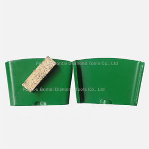 Easy Change HTCDiamond Segmentos de doble rectángulo OEM Bloque abrasivo para molienda de hormigón y lijado de suelos Herramientas abrasivas - Product Image 4