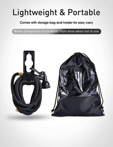 Manguera de jardín extensible de 100 pies con boquilla de pulverización de 10 funciones, manguera de peso ligero retráctil 3750D de resistencia superior resistente - Product Image 2