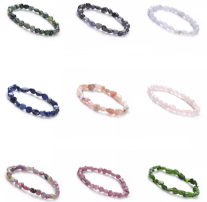 Đá Vụn Chất Lượng Cao Cho Nam Nữ Đá Quý Chữa Bệnh Pha Lê Khối U 6-8 Mm Trang Sức Vòng Tay Co Giãn Đính Cườm <span class=keywords><strong>Nugget</strong></span> 6-8 Mm - Product Image 6