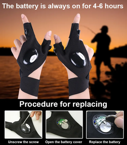 LED <strong>Glove</strong> <strong>Torch</strong> Rechargeable Light-Emitting Outdoor Fishing <strong>Torch</strong> Portable Camping Tool Light Work Lantern <strong>Glove</strong> - Product Image 5