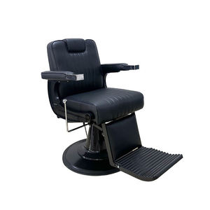 Sillón de Barbero de Cuero Negro de Lujo, Resistente, para Salón de Belleza y Peluquería, Venta al Por Mayor - Product Image 2