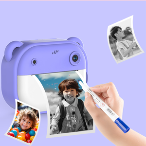 Cámara de Impresión Instantánea para Niños con Sensor CMOS HD de 1080P, Gran Angular de 180° y Pantalla de 2 Pulgadas - Juguete con Video B1 - Product Image 6