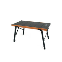 Table pliante d'extérieur portable en alliage d'aluminium IGT, modulaire, réglable en hauteur, légère, pour camping et pique-nique, vente en gros