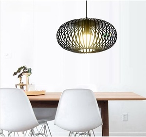 Nhà Máy Giá Kim Loại Đèn Chùm Retro Mặt Dây Chuyền Đèn <span class=keywords><strong>E27</strong></span> LED Mặt Dây Chuyền Đèn Hình Trụ Treo Đèn Cho Khách Sạn Nhà Hàng Thanh Nhà - Product Image 5