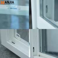 Ventanas Comerciales de Doble Hoja con Aislamiento Térmico para Exteriores, con Mosquitera Integrada, Ventana de Repuesto de Doble Hoja