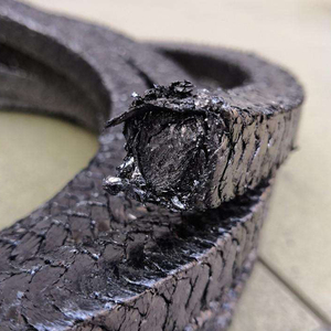 L'usine fournit directement une corde d'emballage de presse-étoupe extensible en fibre de verre coton Graphite bande d'étanchéité huile TC minerai flottant TB Style caoutchouc - Product Image 6