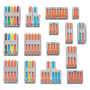 โรงงานไทเฮค วาโกส 221-412/413/415 ชุดสปริงซีรีส์ 221 ตัวเชื่อมต่อแบบเกลียว รวดเร็ว ปลอดภัย และรวดเร็ว สำหรับสายไฟแบบอ่อนและแบบแข็ง - Product Image 6