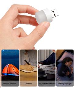 <span class=keywords><strong>Bombilla</strong></span> LED de noche Usb para coche, luz de ambiente portátil, luz LED nocturna con enchufe, venta al por mayor - Product Image 6