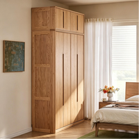Armoires de rangement en bois en gros, armoires de chambre modernes autoportantes pour vêtements, maison, villa, appartement