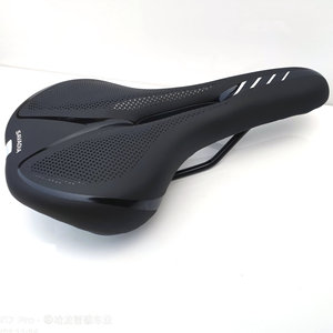 Sillín de bicicleta Savadia con perforaciones, diseño hueco suave y transpirable para bicicleta de montaña, unisex, para adultos - Product Image 3