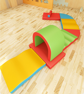 Equipo de escalada arco iris de juego suave comercial, puente de arcoíris de juego suave para niños - Product Image 3