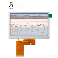 BOE 4,3 Zoll TFT IPS LCM LCD-Panel 480x272 Auflösung RGB 40PIN LVDS I2C LED-Hintergrundbeleuchtung 600 Cd/m² ILI6485 -20C~70C