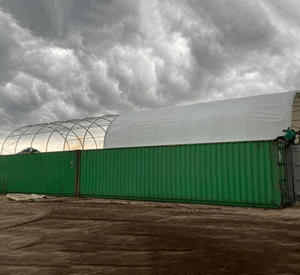 Conteneur d'expédition de stockage <span class=keywords><strong>20</strong></span> x <span class=keywords><strong>20</strong></span> 40 x 40, abri temporaire <span class=keywords><strong>en</strong></span> forme de tente, structure souterraine, abri temporaire contre les tornades au Royaume-Uni - Product Image 2