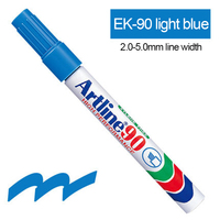 Marqueurs à pointe carrée Artline Original Factory EK-90, ensembles multicolores, stylos de haute qualité