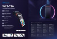 Solution SoftPOS Wiseard T80, terminal de paiement sans contact mobile 4G, imprimante thermique USB Bluetooth NFC, Android 12.0 portable