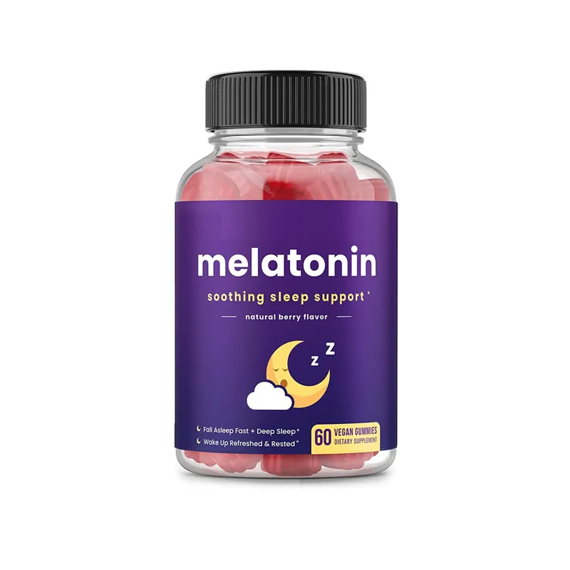 उपलब्ध मेलाटोनिन नरम कैंडी फल का स्वाद के साथ प्रभावी ढंग से नींद में मदद करता है