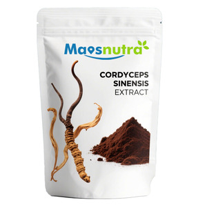 Thảo dược bổ sung sức khỏe Cordyceps Militaris chiết xuất bột tự nhiên Cordyceps Sinensis chiết xuất 30% Polysaccharide bột - Product Image 1