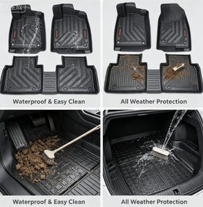 Juego Completo de Tapetes de Lujo para Interior de Automóvil, de TPE de 5 mm de Grosor, para Piso y Maletero, con Borde Elevado, para Todo Clima, Compatible con Accord 10ª Generación 2018-2020 - Product Image 3