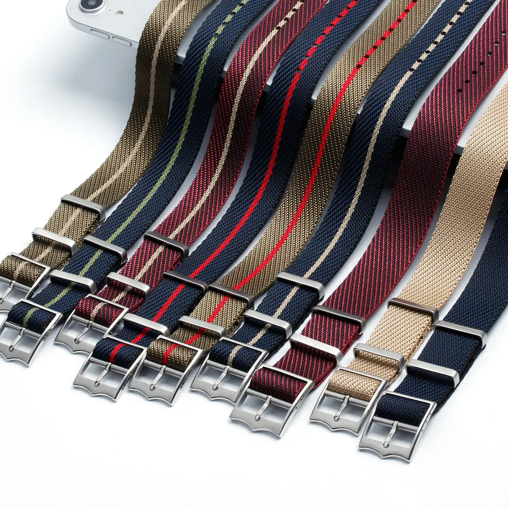 Cinturino per orologio in tessuto con cinturino in nylon regolabile dal produttore di cinturini Conkly