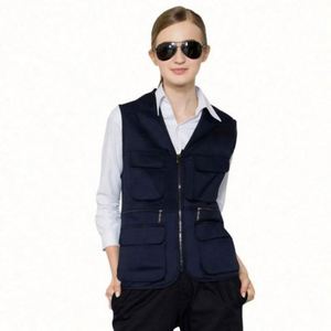 Wholesale Custom Logo Advertising <b>Utility</b> Workwear Travel Work Multi Pocket <b>Vest</b> With Any Logo - Product Image 6