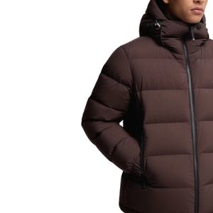 Prix direct d'usine, vente chaude, manteaux d'hiver pour hommes de grande taille, de haute qualité, épais, lourds, à capuche, avec fermeture éclair, imperméables - Product Image 5