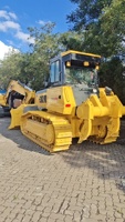 Bulldozer chenillé moyen DH16-B3 160 CV 19 tonnes 4,65 m à faible pression au sol pour zones humides, lame inclinable en option, moteur complet