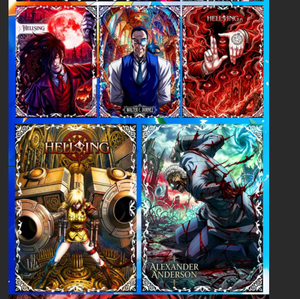 DL Hellsing Ultimate Alucard Anime Shikishi Artboard con Impresión de Lámina Dorada, Arte de Pared de <span class=keywords><strong>Seras</strong></span> <span class=keywords><strong>Victoria</strong></span>, Regalo Coleccionable de Manga Japonés - Product Image 3