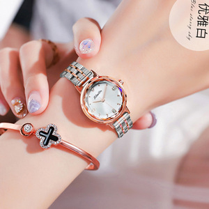 นาฬิกาผู้หญิงสุดหรูพร้อมดีไซน์กระจกสามมิติ นาฬิกาขนาดเล็ก - Product Image 4