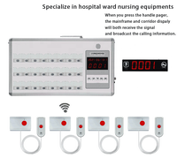 Système d'appel infirmier sans fil JIANTAO SOS, bouton d'appel pour soignants, système de téléavertisseur pour cliniques et maisons de retraite, alarme d'urgence intelligente, portée de 150 m