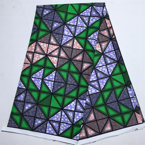 Hot Selling African Lace Fabric New Arrival Ankara Wax Fabric Print Tissu for Women DIY Cloth Dresses <strong>Sewing</strong> <strong>Material</strong> - Product Image 4