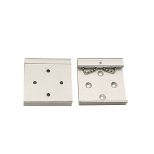 Klem tetap rel Din aluminium lebar 45mm <span class=keywords><strong>Universal</strong></span>, klip pengencang untuk pemasangan Relay - Product Image 3