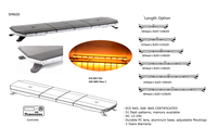 54 "Ambulance Traffic Rotating Light Bar 140CM Signal isierung Notfall warnung LED Amber Light Bar Strobe R65/SAE LED Warnleuchte