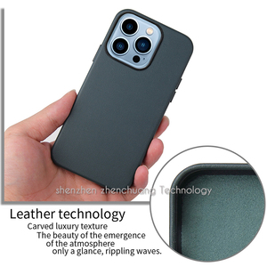 Funda protectora de lujo hecha a mano a prueba de arañazos para 13 IP13 PRO IP13 PRO MAX IP13 Mini PC de cuero microfibra Street Fashion - Product Image 5
