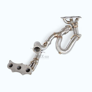 Système d'échappement performance avec collecteur pour Lotus Exige V6 3.5T 2012-2019 - Collecteur d'échappement de course V6 Downpipe - Product Image 5