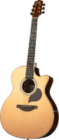 Gitar Akustik Profesional Starsun Kelas Atas dengan Bodi Sitka Spruce, Bagian Belakang/Samping Kayu Rosewood India, dan Fretboard Ebony