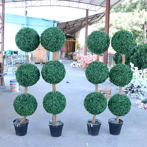 Planta Artificial de Milan <span class=keywords><strong>en</strong></span> Maceta, Bonsái de Simulación, Decoración para el Hogar, Plástico - Product Image 1